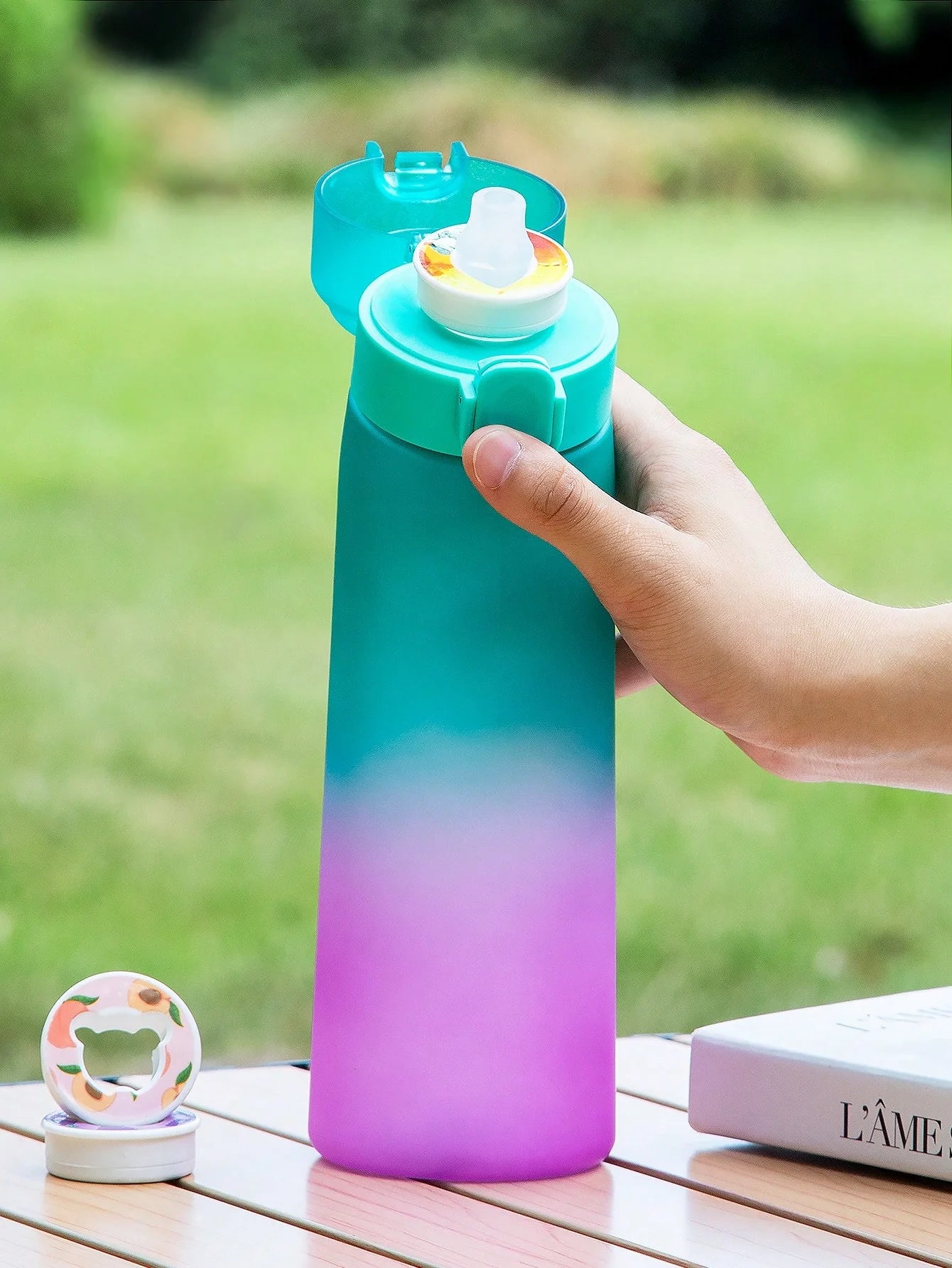 ScentSip™ Flavor Water Bottle – Taste Without Sugar | Includes Scent Flavor Pods