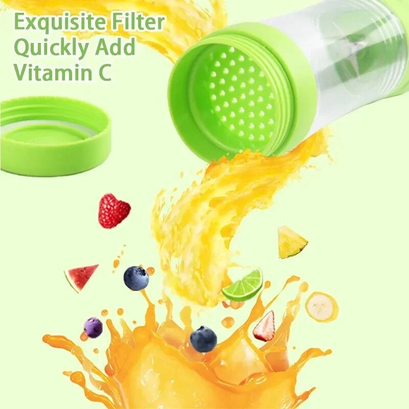 Portable Mini Blender For Shakes Rechargeable USB 380ML Traveling Fruit Juicer Cup Hand Fruit Blender Juicing Cup Kitchen Gadget