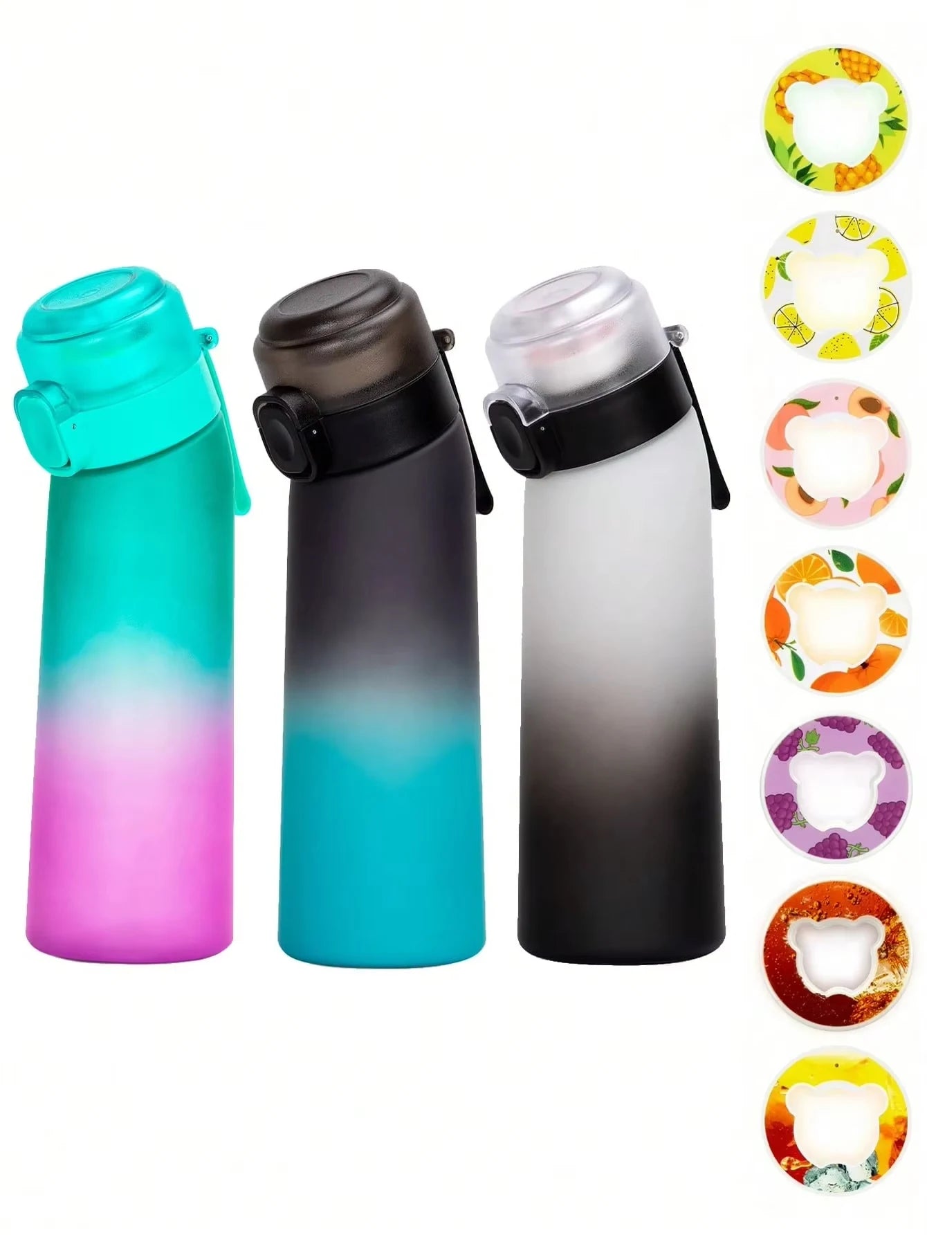 ScentSip™ Flavor Water Bottle – Taste Without Sugar | Includes Scent Flavor Pods