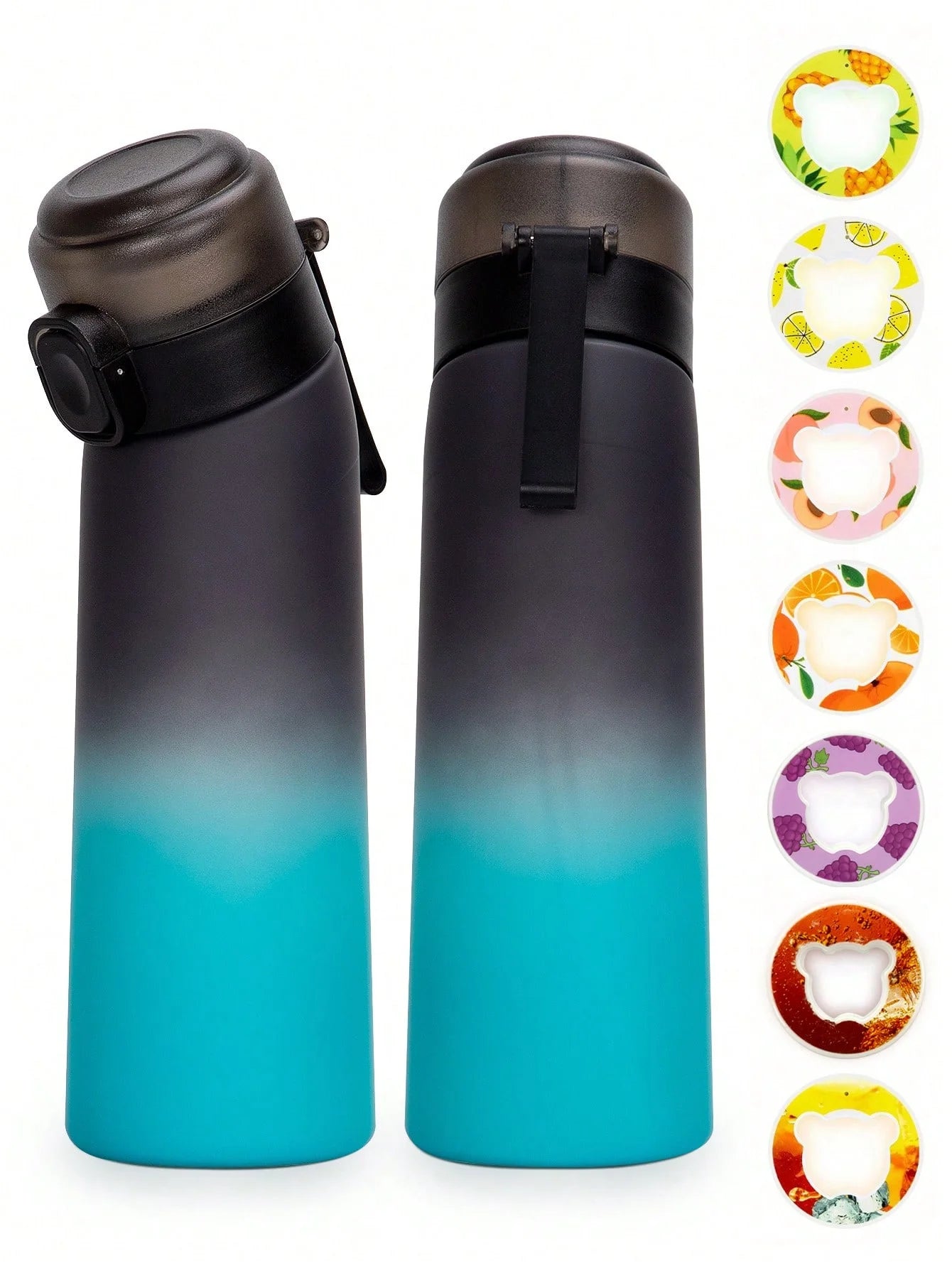 ScentSip™ Flavor Water Bottle – Taste Without Sugar | Includes Scent Flavor Pods